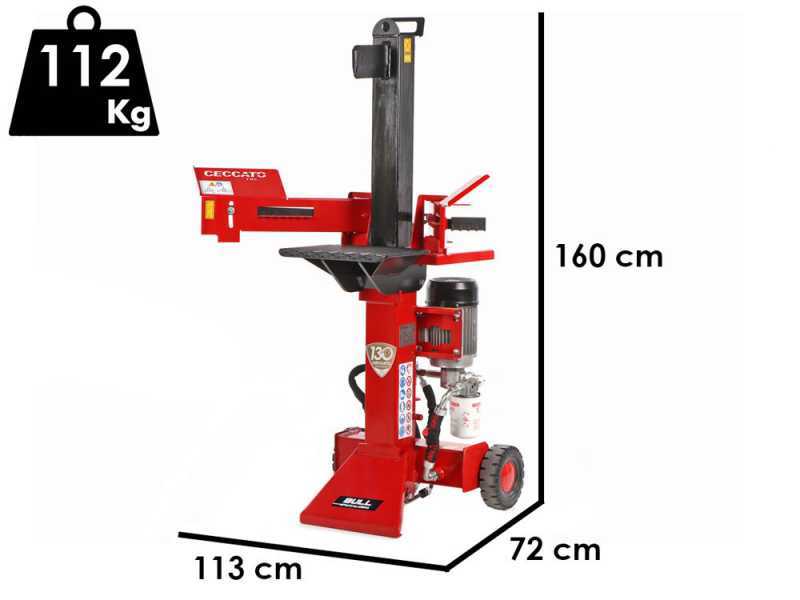 Ceccato BULL SPLE6LT - Rajadora de le&ntilde;a el&eacute;ctrica - Vertical - 400V