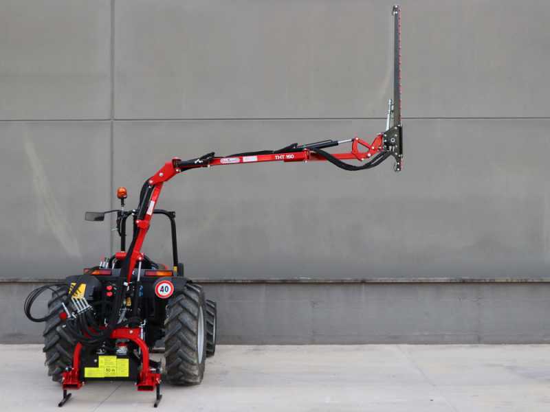 GeoTech-Pro THT 160 - Cortasetos de brazo para tractor con rotaci&oacute;n lateral