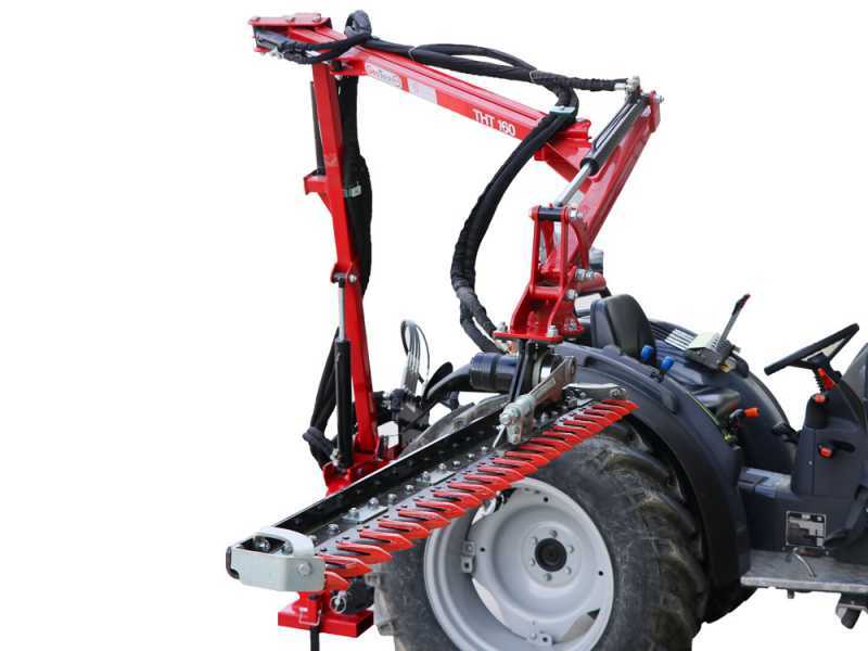 GeoTech-Pro THT 160 - Cortasetos de brazo para tractor con rotaci&oacute;n lateral