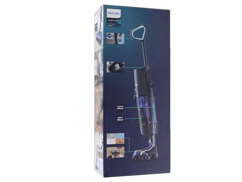 Philips AquaTrio 7000 XW7110/01 - Fregadora de bater&iacute;a - 3 en 1 lava, seca y aspira