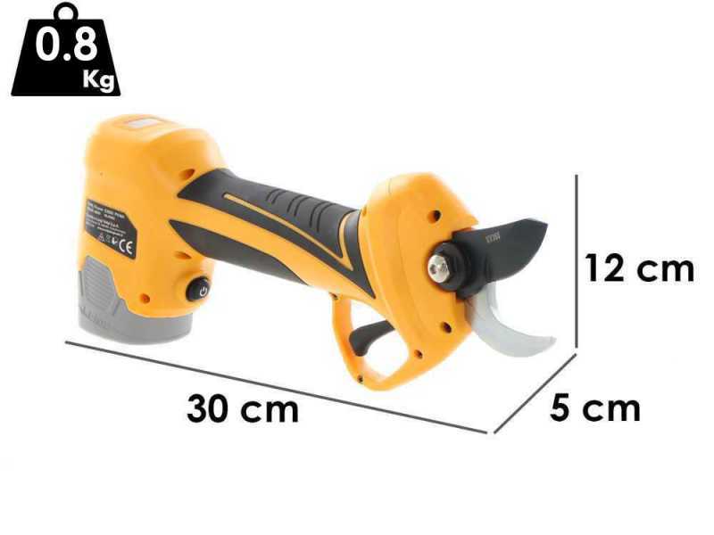 Volpi PV360 - Tijera el&eacute;ctrica de poda - BATER&Iacute;A Y CARGADOR NO EST&Aacute;N INCLUIDOS