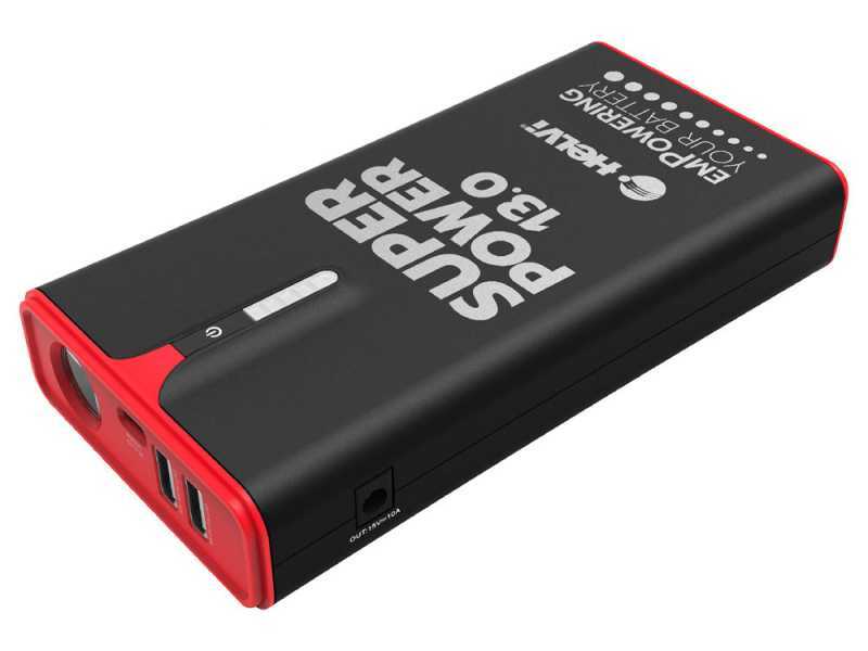 Helvi SUPER POWER 13.0 - Arrancador port&aacute;til multifunci&oacute;n - power bank - 12V