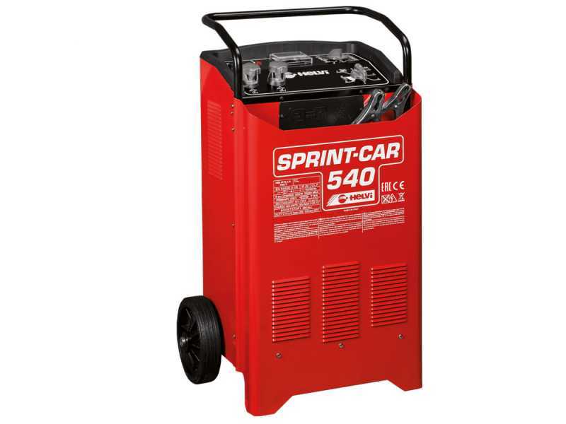 Helvi sprint CAR 540 - Cargador de bater&iacute;as y arrancador con ruedas - 12/24 V