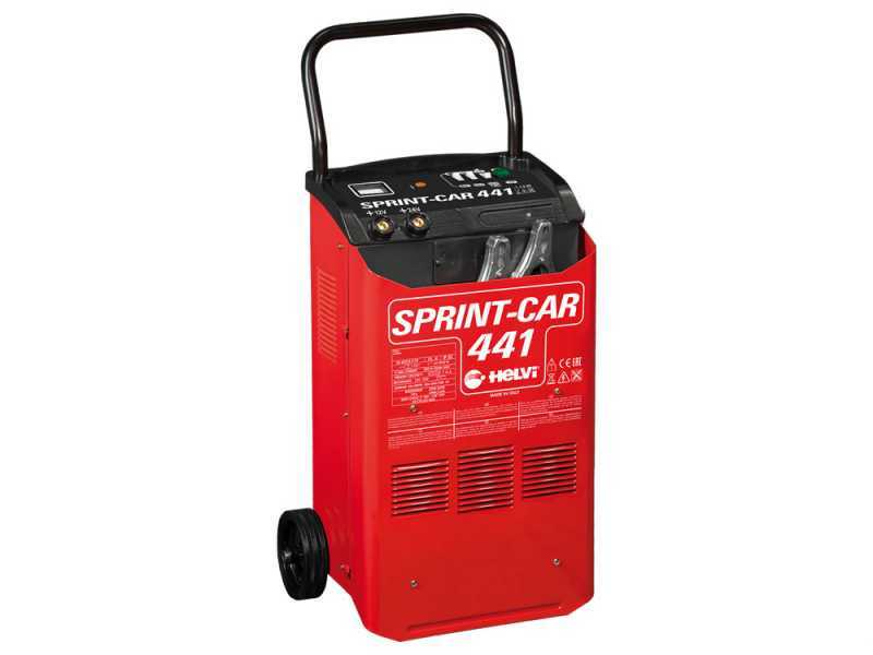 Helvi sprint CAR 441 - Cargador de bater&iacute;as y arrancador con ruedas - 12/24 V