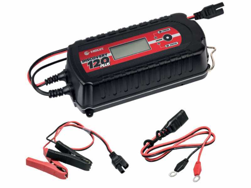 Helvi Discovery 120 Plus - Cargador de bater&iacute;as y mantenedor de carga autom&aacute;tico - 12/24V
