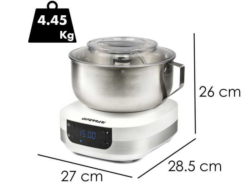 G3 FERRARI Pastaio gourmet - Amasadora Planetaria - Potencia 1500 W