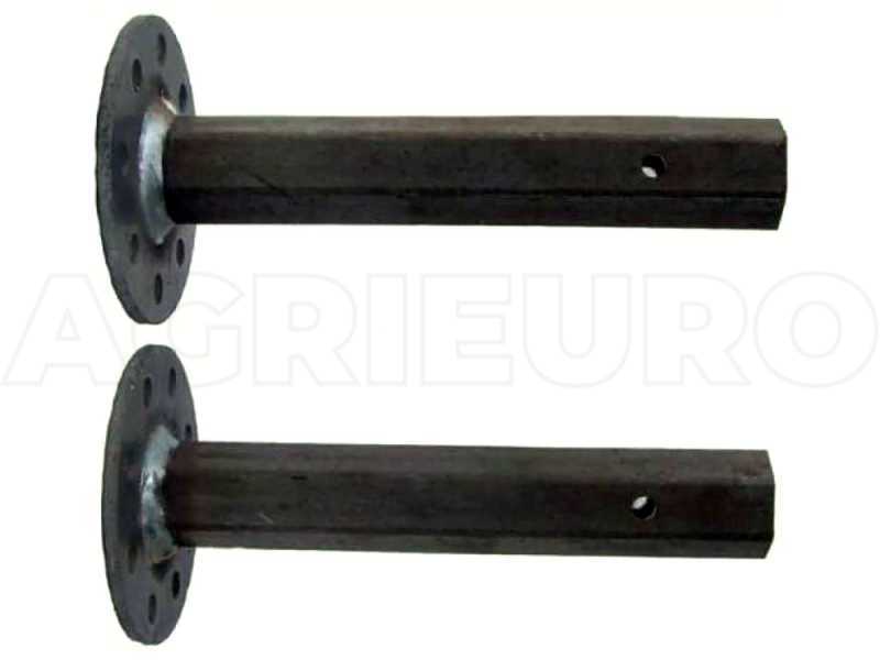 Accesorio par de bujes fijos (para ruedas tractor) hexagono interno de 27 mm