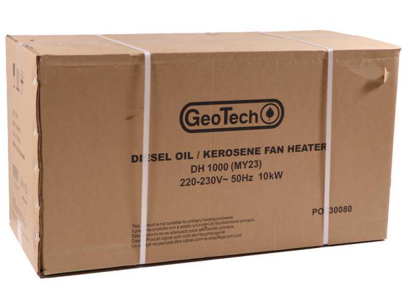GeoTech DH 1000 - Generador de aire caliente di&eacute;sel - De combusti&oacute;n directa