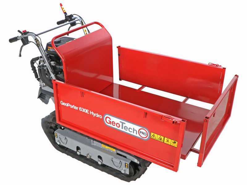 GeotechPro GeoPorter 630E Hydro -  Carretilla de orugas - Caj&oacute;n hidr&aacute;ulico extensible 600 kg