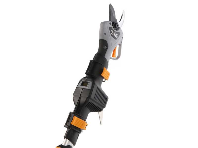 Volpi KV390 - Tijera el&eacute;ctrica de poda - 2x 21.6V 2.5Ah + P&eacute;rtiga telescopica