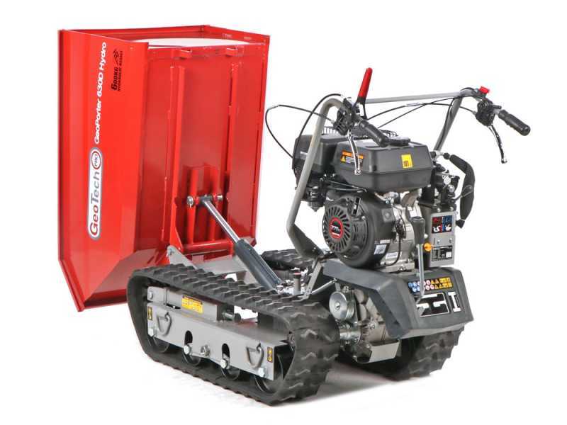 GeoTech-Pro GeoPorter 630D Hydro Carretilla de orugas - Caj&oacute;n hidr&aacute;ulico dumper 600 kg