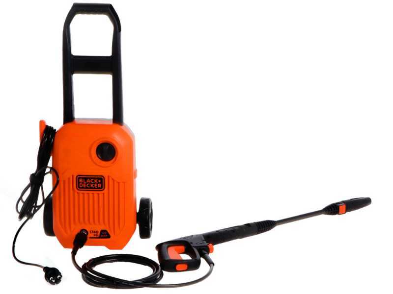 Black &amp; Decker BEPW1650-QS - Hidrolimpiadora de agua fr&iacute;a compacta - 120 bar - 408 l/h