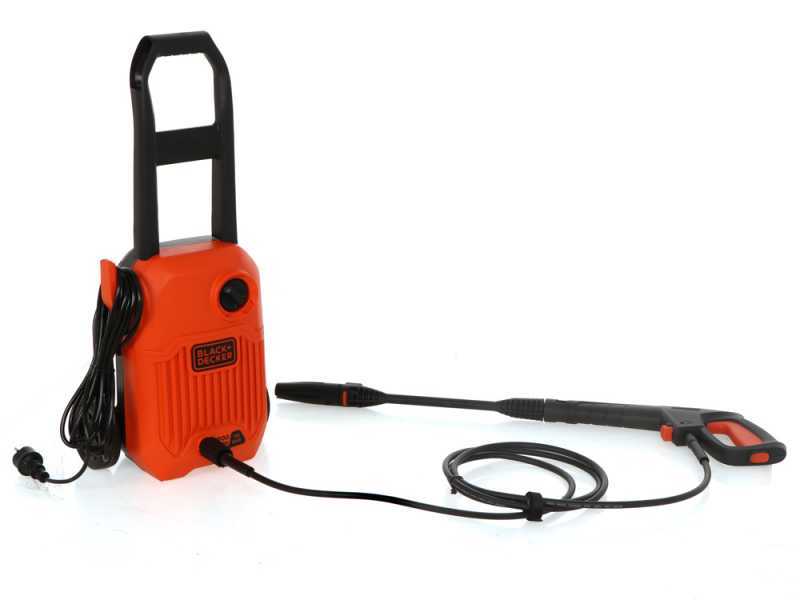 Black &amp; Decker BEPW1300-QS - Hidrolimpiadora de agua fr&iacute;a compacta - 110 bar - 396 l/h