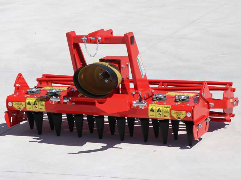 Grada rotativa profesional RO 136  - ancho de trabajo 136 cm - 16 cuchillas Serie ligera - Toma de fuerza antihoraria (a izquierdas)