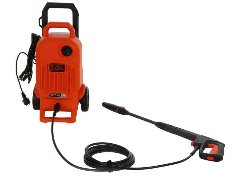 Black &amp; Decker BEPW1700-QS - Hidrolimpiadora de agua fr&iacute;a - 125 bar - 408 l/h