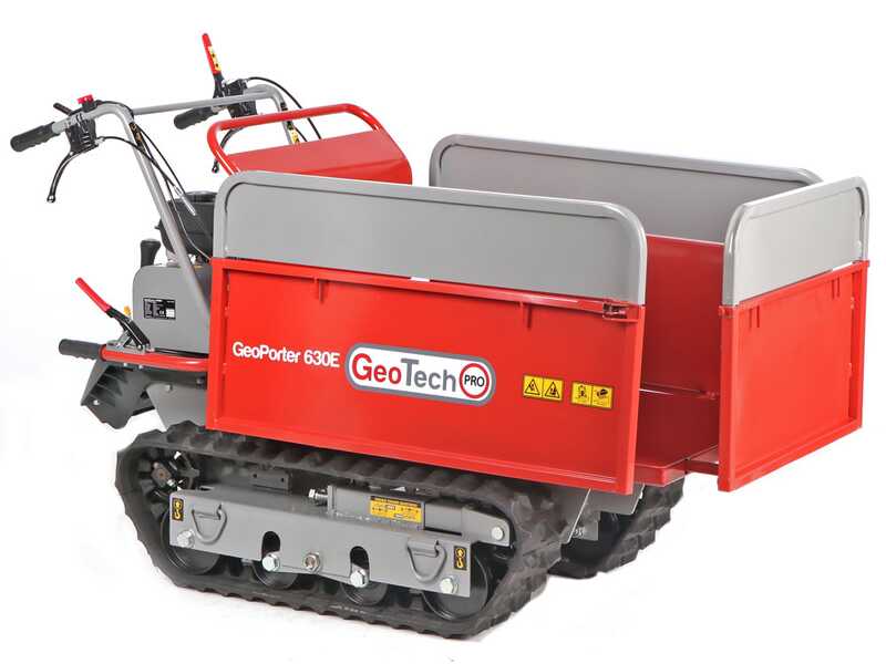 GeotechPro GeoPorter 630E - Carretilla de orugas - Caj&oacute;n extensible 600 kg