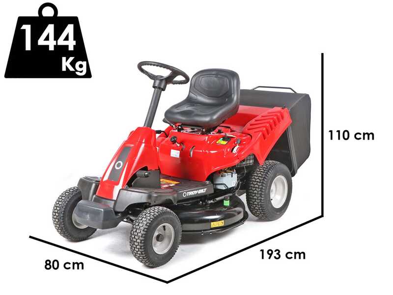 Troy-Bilt TB 76T-R - Tractor cortac&eacute;sped - Recogedor - Motor de 382 cc