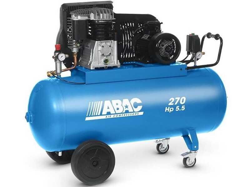 ABAC B5900B 270 CT5,5 - Compresor de aire el&eacute;ctrico trif&aacute;sico de correa - Motor 5.5 HP - 270 L