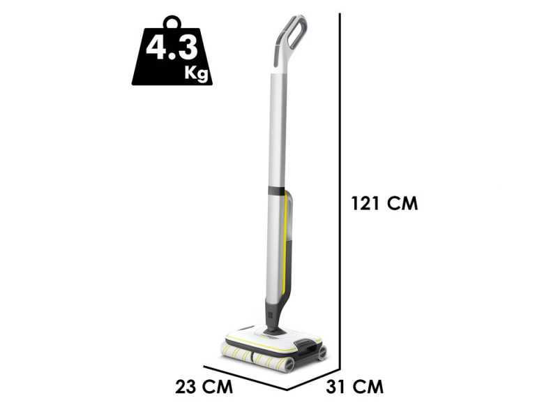 Karcher FC 7 Cordless EU - Fregadora de suelos de bater&iacute;a - 3 en 1 - lava, seca, aspira