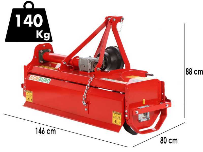 Rotocultivador para tractor Tango 125 - Serie ligera - Enganche fijo