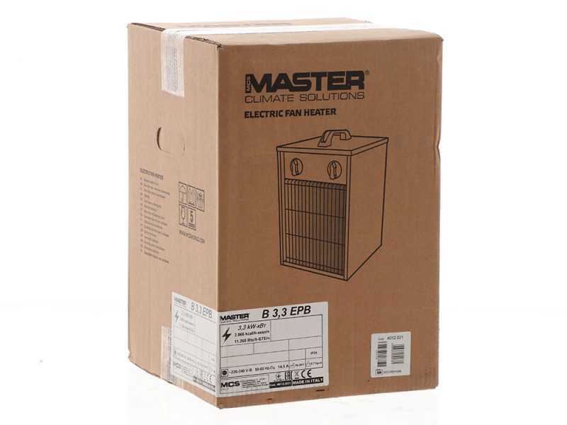 Master B 3.3 EPB - Generador de aire caliente el&eacute;ctrico con ventilador - 3.3 kw