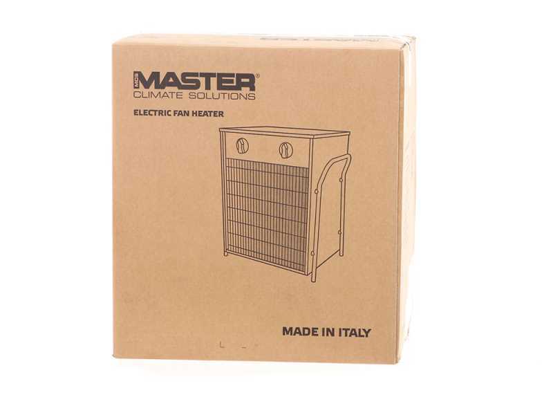Master B 9EPB - Calefactor el&eacute;ctrico - Generador de aire caliente con ventilador