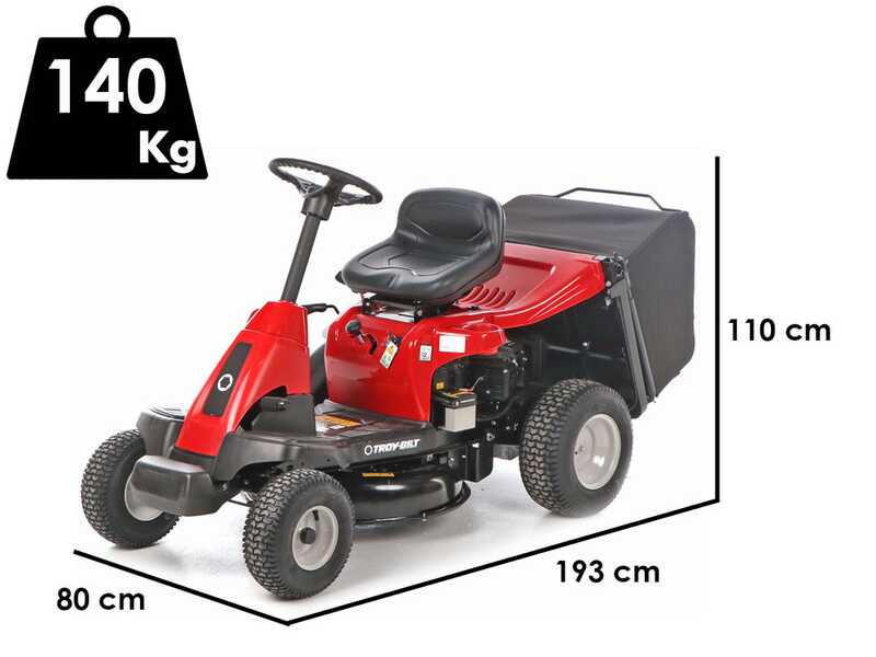 Troy-Bilt TB 60T-R SELECT - Tractor cortac&eacute;sped - Recogedor - Motor 196cc