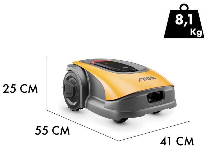 Stiga A 500 - Robot cortac&eacute;sped- con bater&iacute;a E-Power de 2 Ah