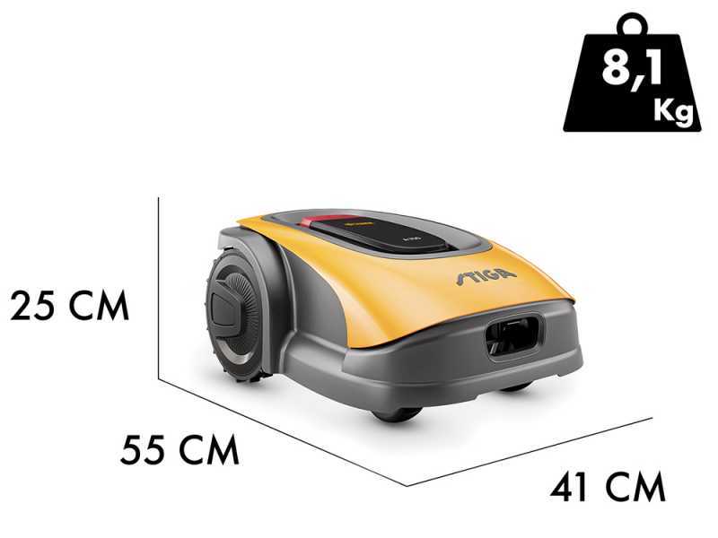 Stiga A 750 - Robot cortac&eacute;sped - con bater&iacute;a E-Power de 2,5 Ah