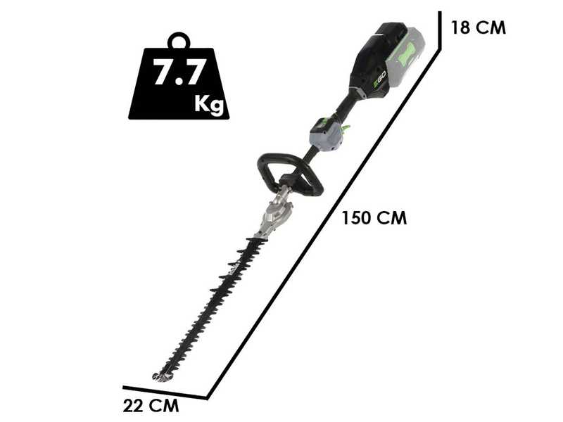 EGO HTX 5300 P - Cortasetos de bater&iacute;a sin escobillas - 56V - 53 cm - BATER&Iacute;A Y CARGADOR NO EST&Aacute;N INCLUIDOS