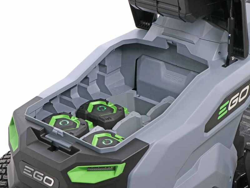 PROMO EGO TR 3801 E - B - Tractor cortac&eacute;sped de bater&iacute;a con recogedor - 56V - 40Ah