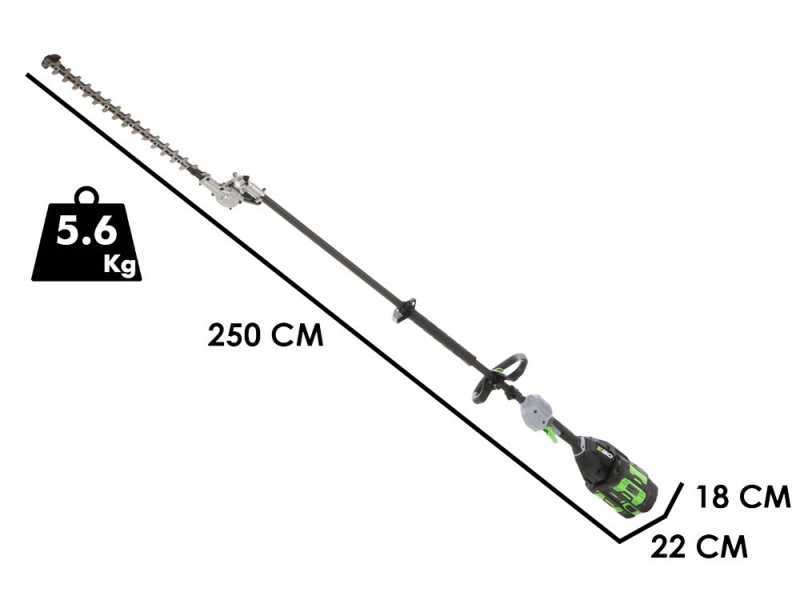 EGO Professional-X HTX 5300 PA - Cortasetos de bater&iacute;a sin escobillas - 56V - 4 Ah - 53 cm