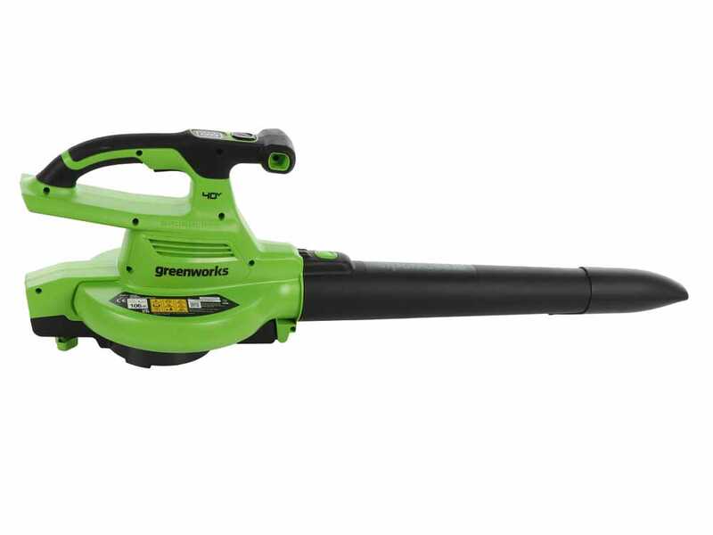 Greenworks GD40BVII - Soplador-aspirador de bater&iacute;a  - 40V/4Ah