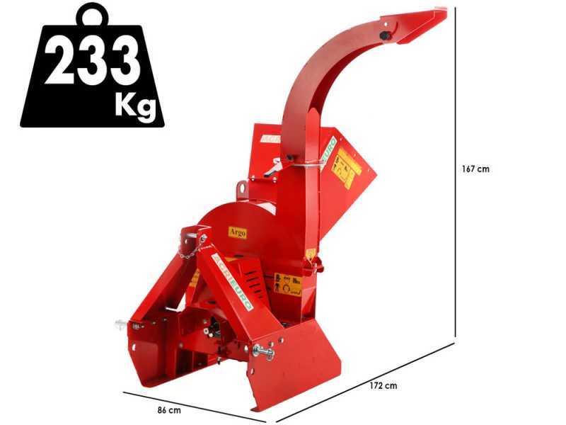 Top Line Argo 3P - Biotrituradora para tractor - Di&aacute;metro de corte 100 mm