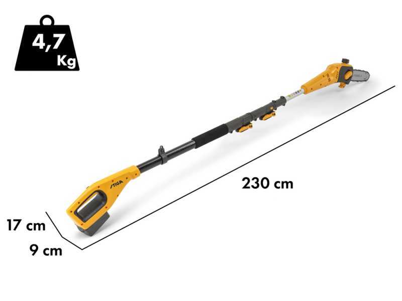 Stiga MT 100e Kit - Podadora/Cortasetos con p&eacute;rtiga - 20V/4Ah