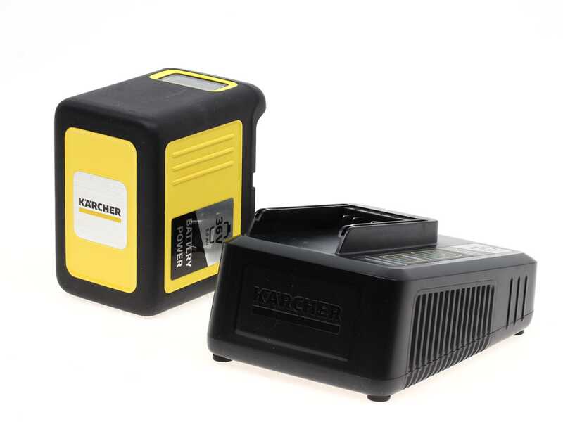 Karcher KM 70/25 C Bp 2SB - Barredora de bater&iacute;a con recogedor 36 V 5 Ah