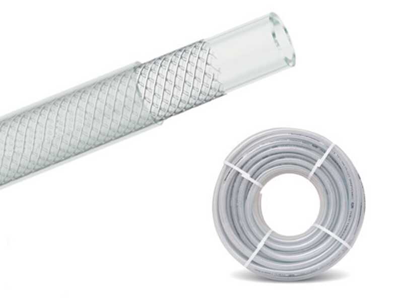 Manguera de env&iacute;o Cristal reforzada transparente &Oslash; 19 mm - 8 m