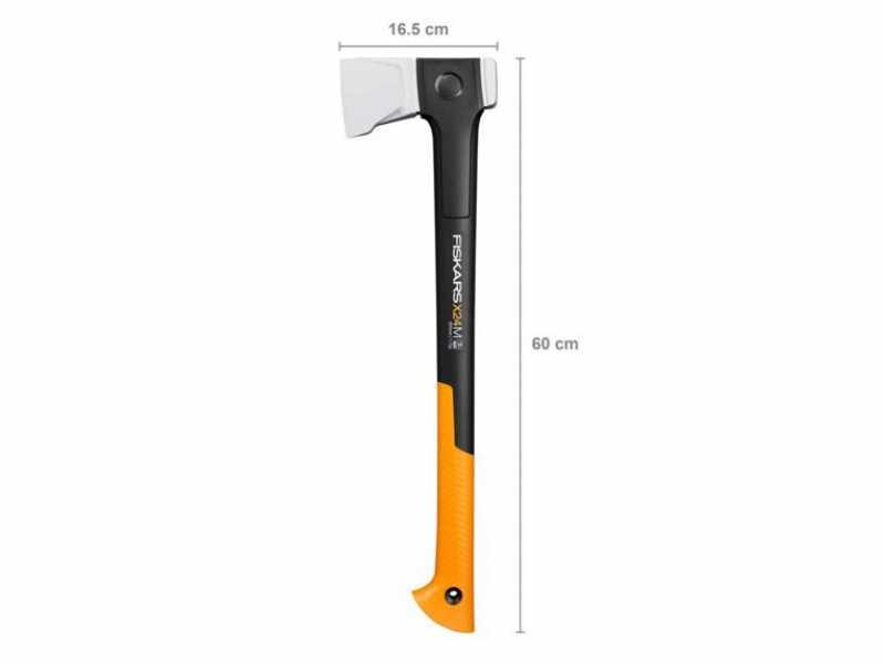 Fiskars X-Series X24 - Hacha de rajar - hoja M - 60 cm