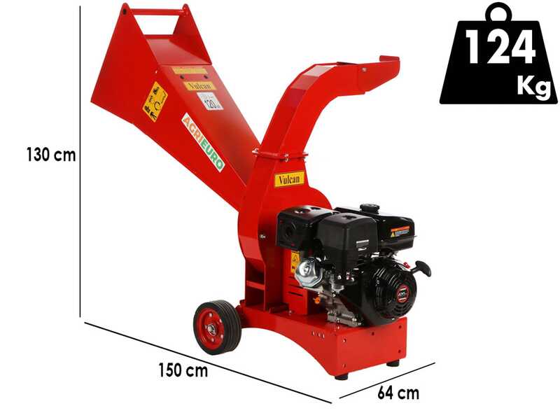 Top Line Vulcan - Biotrituradora de gasolina - Motor Loncin G420