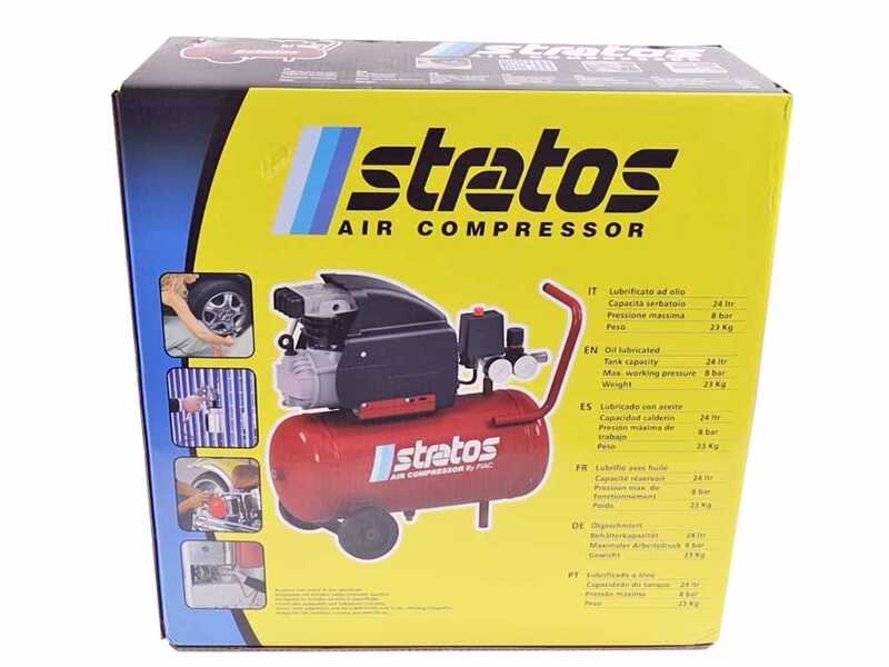 FIAC Stratos 24 - Compresor de aire el&eacute;ctrico monof&aacute;sico - Motor 2 HP - 24 L