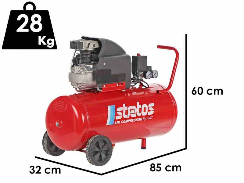 FIAC Stratos 50 - Compresor de aire el&eacute;ctrico monof&aacute;sico - Motor 2 HP - 50 L