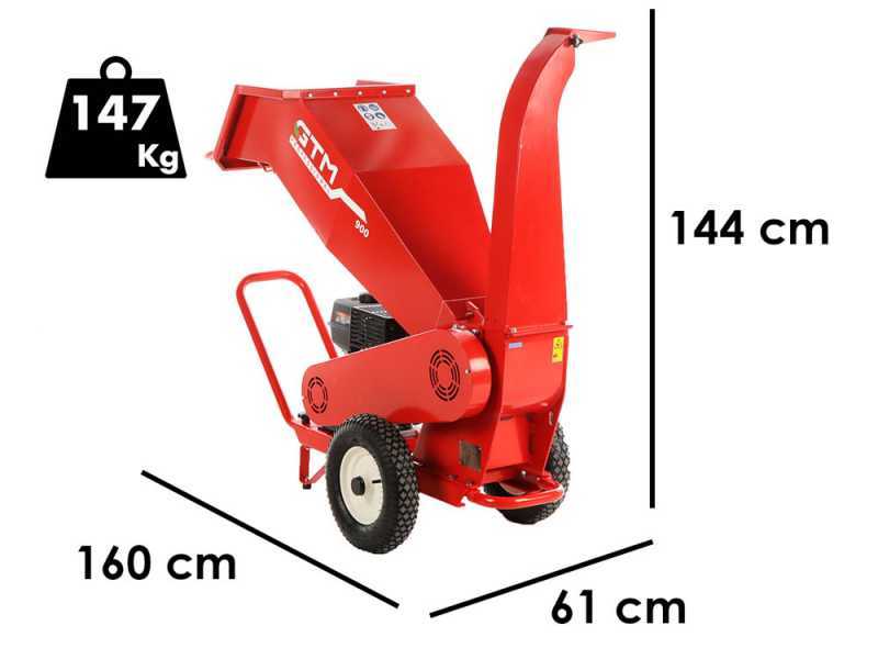 GTM GTS 900 G  - Biotrituradora de gasolina - Motor Loncin G300F