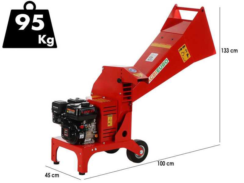 Top Line Mora - Biotrituradora de gasolina - Motor Loncin G210