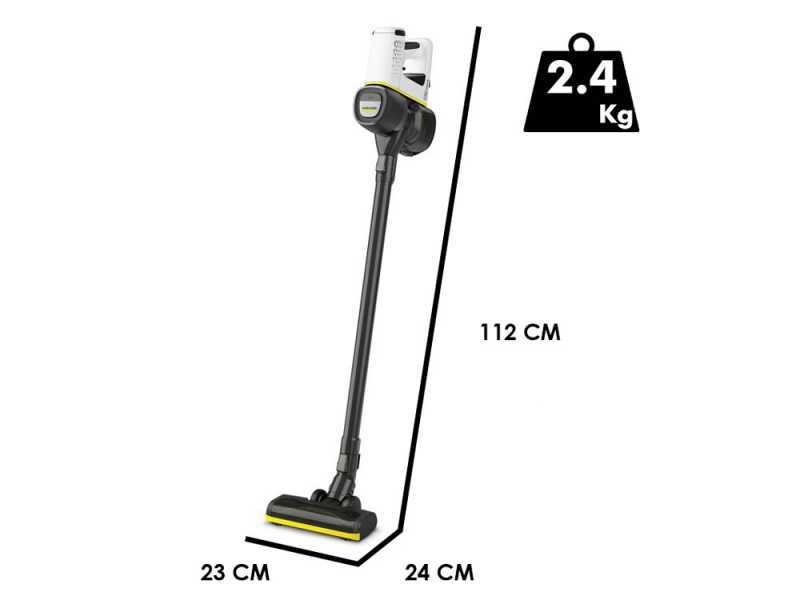 Karcher VC 4 Cordless - Escoba el&eacute;ctrica - 21.6 V - 2.5 Ah