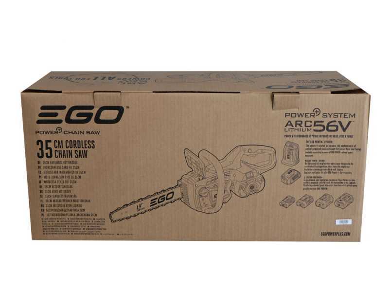 EGO CS1410E - Motosierra de bater&iacute;a 56V - Espada de 35 cm - BATER&Iacute;A Y CARGADOR NO EST&Aacute;N INCLUIDOS