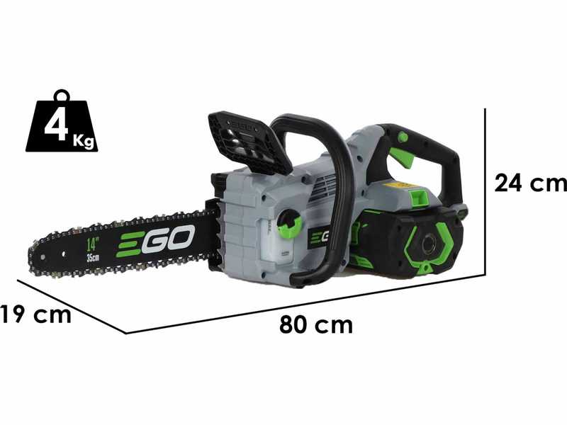 EGO CS1410E - Motosierra de bater&iacute;a 56V - Espada de 35 cm - BATER&Iacute;A Y CARGADOR NO EST&Aacute;N INCLUIDOS