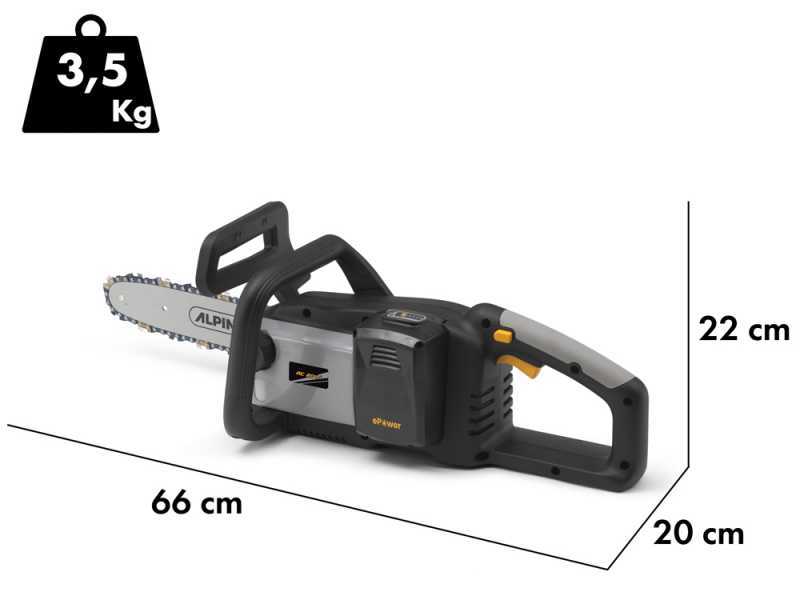 Alpina AC 20 Li Kit - Electrosierra de bater&iacute;a 20V 4Ah - Espada de 25 cm
