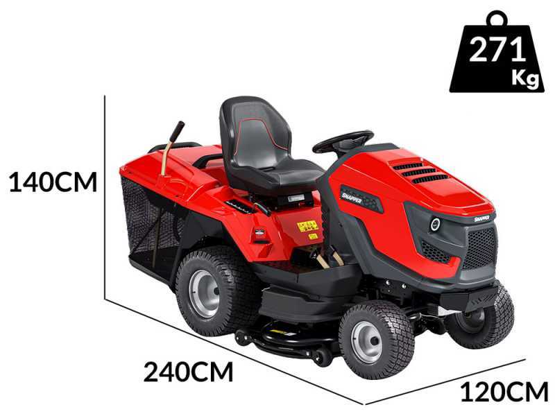 Snapper RTX102 - Tractor cortac&eacute;sped - Briggs&amp;Stratton 724cc - Recogedor - mulching