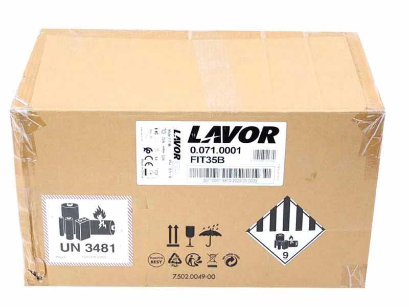 Lavor FIT 35B Li - Fregadora de bater&iacute;a 3 en 1: lava, seca y aspira