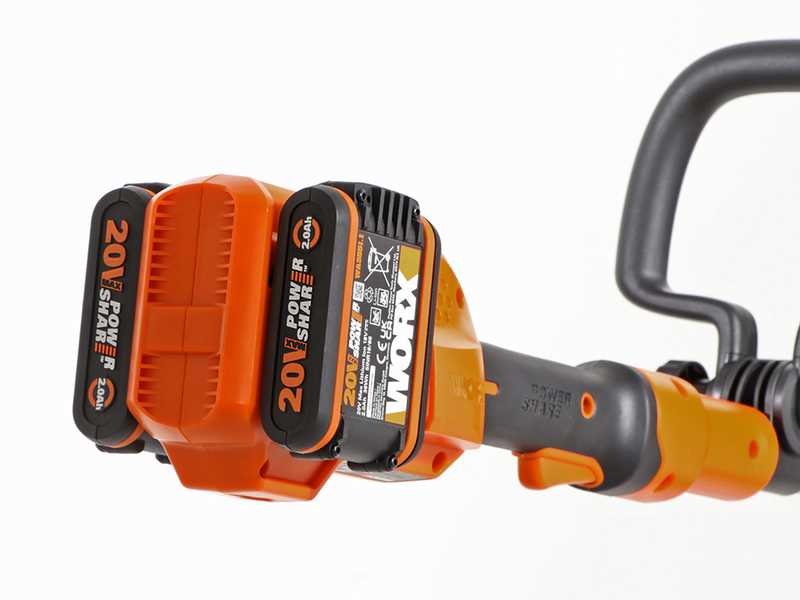 Worx WG183E - Desbrozadora de bater&iacute;a - 40V - 2x20/2Ah